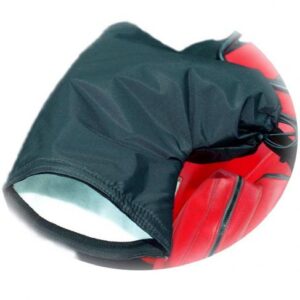 ATV Thermal Mitts fitted to Honda quad bike handlebars