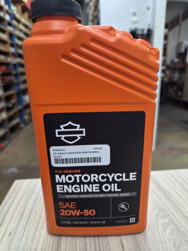 harley mineral oil front