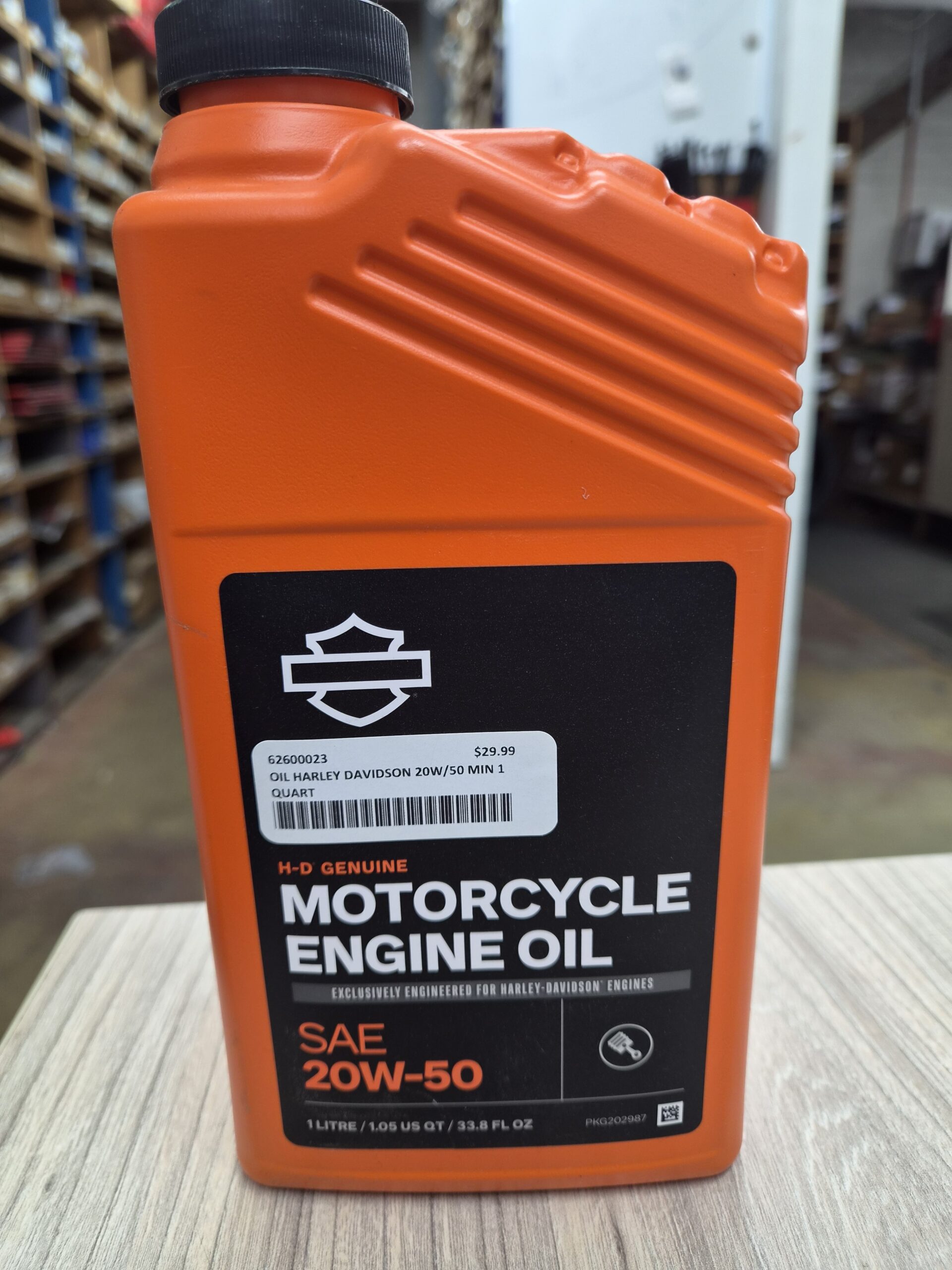 harley mineral oil front