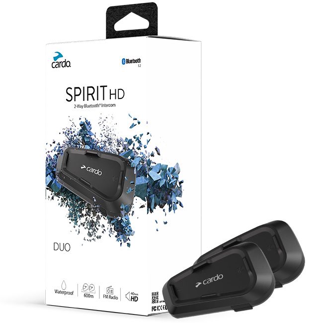 Cardo SPIRIT HD DUO 2-way Bluetooth intercom Image