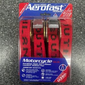Aerofast 25mm Motorcycle Tie Downs Karabiner Pair
