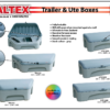 Ute & trailer boxes Waltex