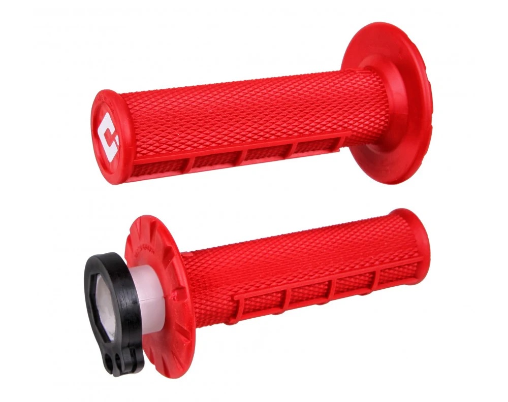 GRIP ODI MX LOCK ON 1/2 WAFFLE RED Image