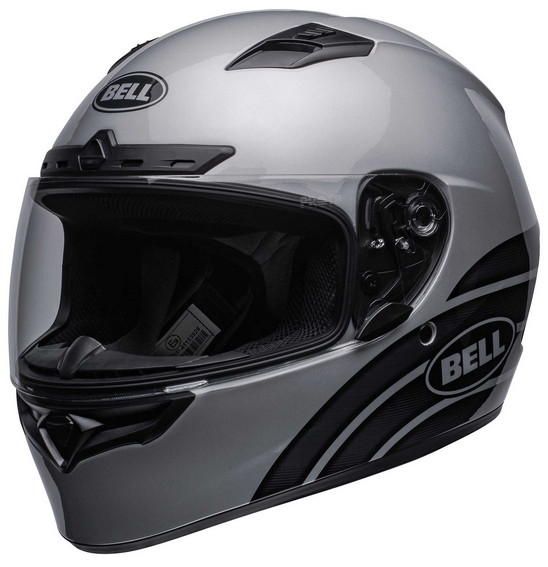 Bell QUALIFIER DLX MIPS Ace-4 SILVER / BLACK Size Large Image