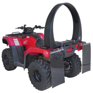 QuadGuard Crush Protection Device fitted to a Honda quad bike