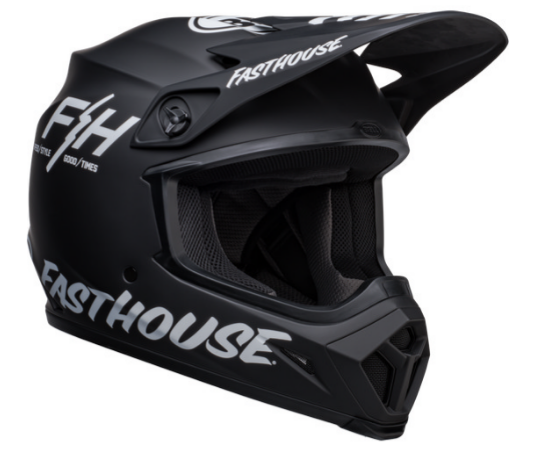 BELL MX-9 MIPS FASTHOUSE PROSPECT BLACK/WHITE - Image 3