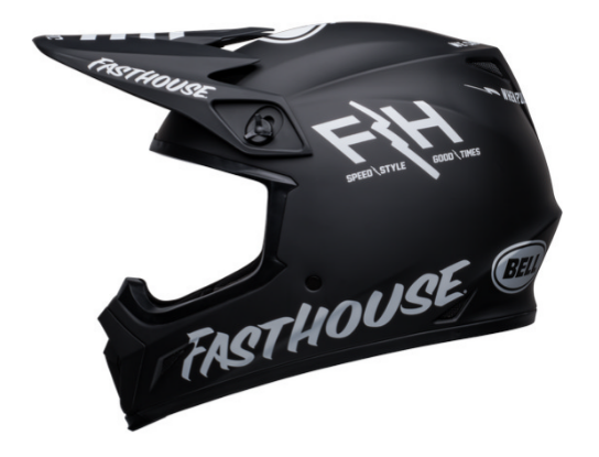 BELL MX-9 MIPS FASTHOUSE PROSPECT BLACK/WHITE - Image 2