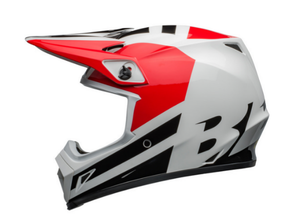 BELL MX-9 MIPS ALTER EGO GLOSS RED/WHITE - Image 3