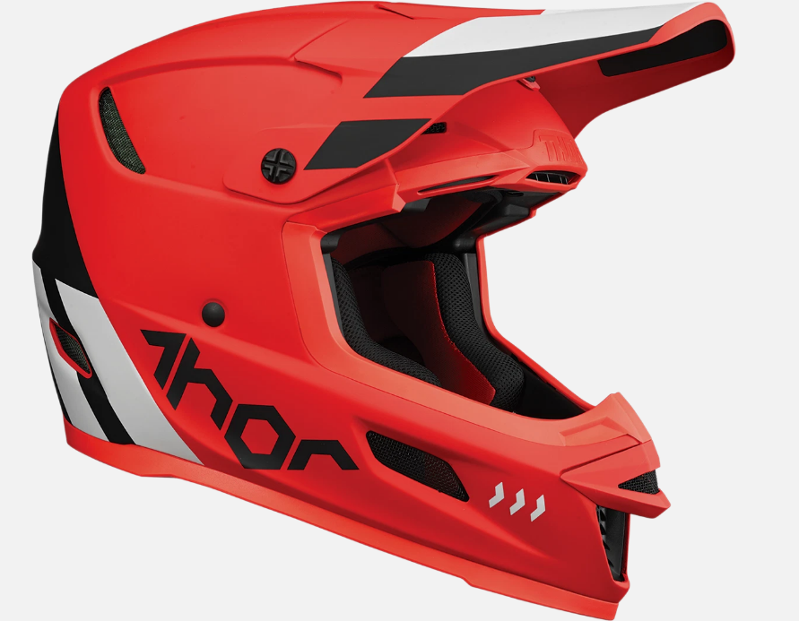 THOR REFLEX MIPS HELMET CUBE RED BLACK – MEDIUM Image