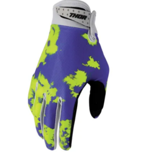 thor youth kids mx glove purple acid