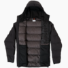 Honda branded black thermal puffer jacket by Stoney Creek