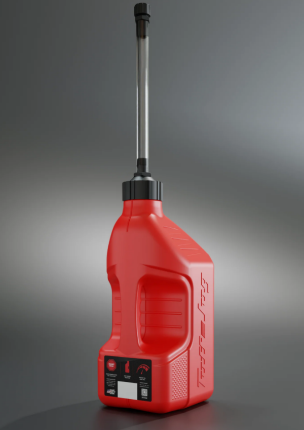 tuff jug red with auto stop spout
